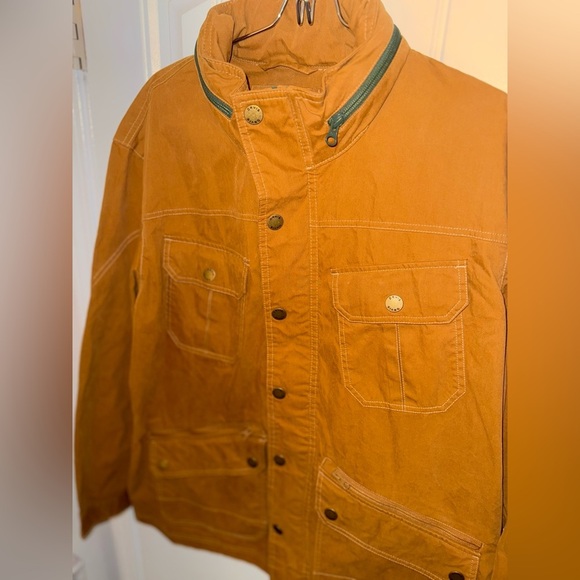 Orvis Brown Field Military Jacket with Sturdy Canvas - Picture 9 of 10